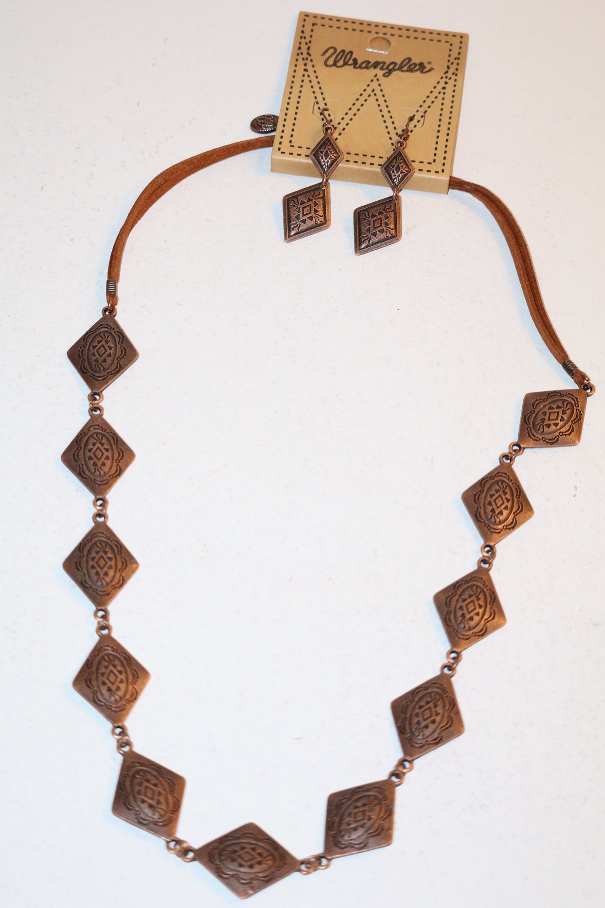Wrangler Rustic Bronze Jewelry Set - Diamond