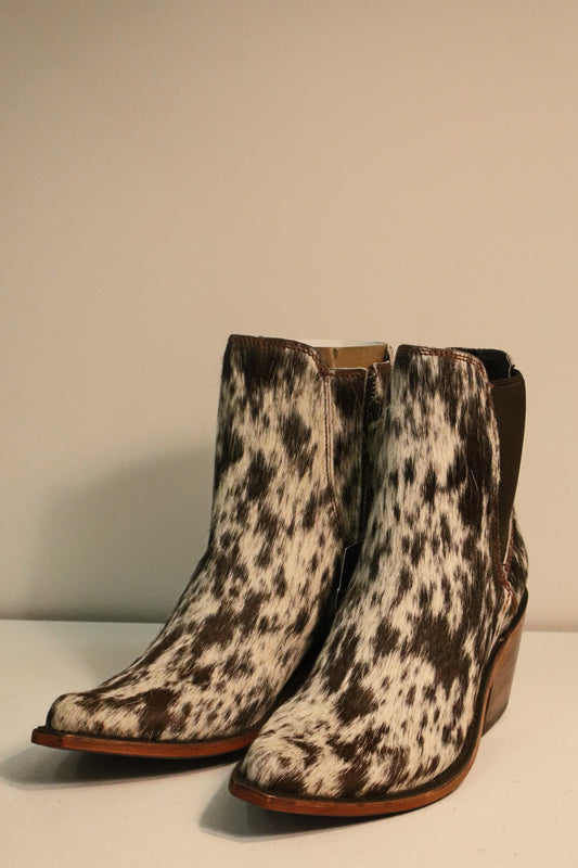 Cowhide Bootie by Liberty Black