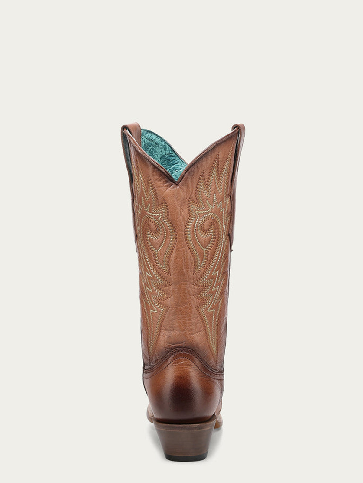 Flame Embroidered Camel Boot